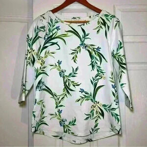 Tommy Bahama Aubrey Floral 3/4 Sleeve
